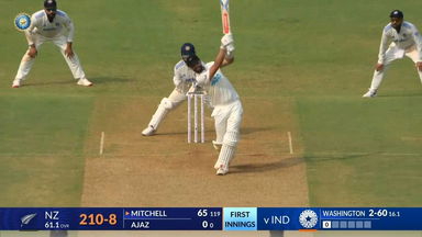 IND vs NZ 2024, 3rd Test: Daryl Mitchell Six