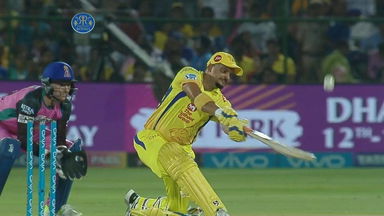 M43: RR vs CSK –  Suresh Raina Six