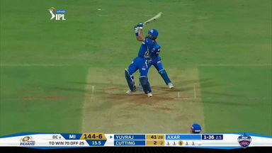 M03: MI vs DC – Yuvraj Singh Six