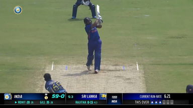 IND vs SL 2023, 3RD ODI: Rohit Sharma  Six