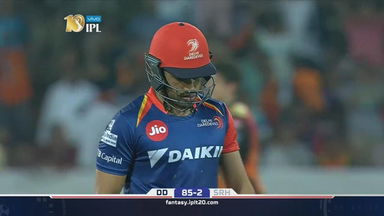 M21: SRH vs DD – Karun Nair Wicket