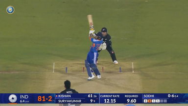 IND vs NZ 2026, 2nd T20I: Ishan Kishan Six