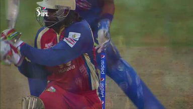 M27: MI vs RCB –  Chris Gayle Wicket