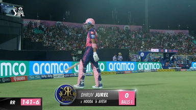 M26: RR vs LSG – Dhruv Jurel Wicket