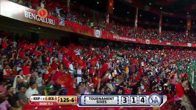 M31: RCB vs KXIP –  AB de Villiers Six