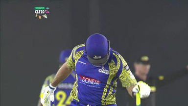CLT20 2014 M17: KXIP vs COB –   Fall Of Wickets