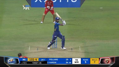 M42: MI vs PBKS – Hardik Pandya Six