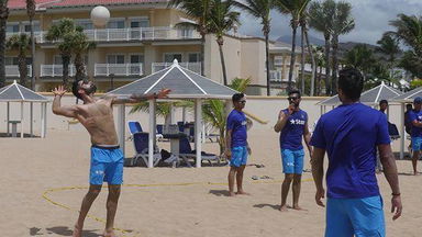 Team India in West Indies, 2016: Beach Volleyball session
