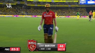 M49: CSK vs PBKS – Jonny Bairstow Wicket
