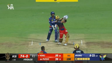 M15: RCB vs LSG –  Virat Kohli Six