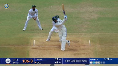 IND vs BAN 2024, 1ST Test: Shubman Gill Six