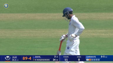 Ranji Trophy 2025 QF1, J & K vs Kerala: Kanhaiya Wadhawan's fighting knock of 48(80)