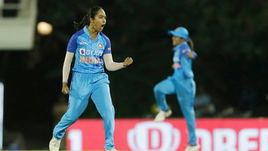 Anjali Sarvani's maiden wicket in international cricket