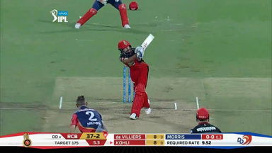 M19: RCB vs DD – Virat Kohli Six