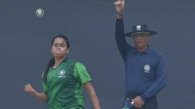 Manali Dakshini's three-wicket haul