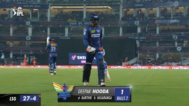 M43: LSG vs RCB – Deepak Hooda Wicket