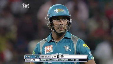 Match 57 PWI vs RCB – Mishra's Wicket