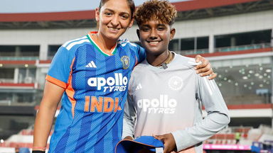 Debut Diaries: G Kamalini receives T20I cap from Captain Harmanpreet Kaur