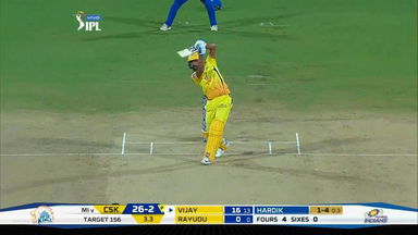 M44: CSK vs MI – Murali Vijay Six