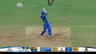 M56: MI vs KKR – Suryakumar Yadav Six