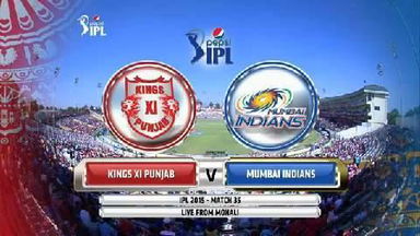 IPL 2015 M35: KXIP vs MI – Match Highlights