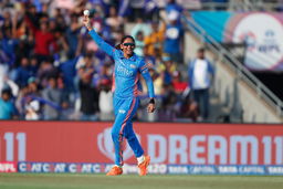 Stunner: Harmanpreet's brilliant reflex catch to remove Devika Vaidya