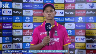 IPL 2026 M52: RR vs GT - Yashasvi Jaiswal Interview