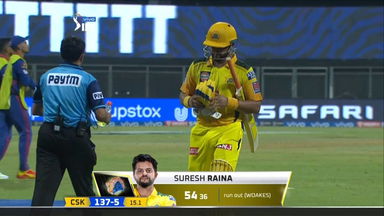 M02: CSK vs DC – Suresh Raina Wicket