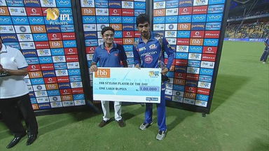 Q2: MI vs KKR – FBB Stylish player of the day – Jasprit Bumrah