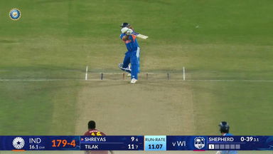 IND vs WI 2026, 2nd T20I: Shreyas Iyer Six