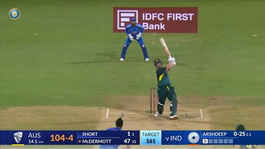 IND vs AUS 2023-24, 5TH T20I: Ben McDermott Six