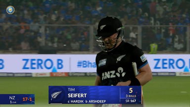 IND vs NZ 2026, 5th T20I: Tim Seifert Wicket