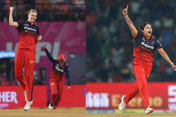 Timber strike x 4! RCB's rampant new-ball blitz