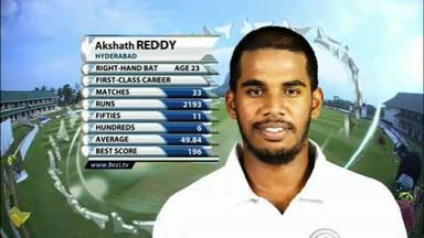 Ranji Trophy 2014-15: KER v HYD, Akshath Reddy's century