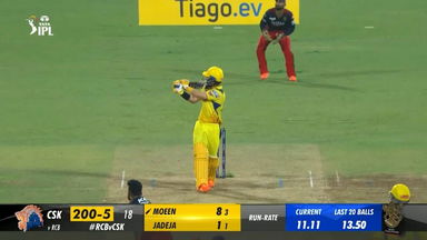 M24: RCB vs CSK – Moeen Ali Six