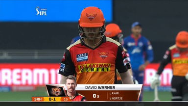 M33: DC vs SRH – David Warner Wicket