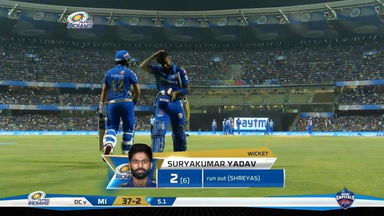 M03: MI vs DC – Suryakumar Yadav Wicket