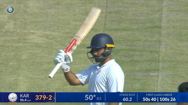 Ranji Trophy 2025-26 SF1, Uttarakhand vs Karnataka: Karun Nair's supporting act of 60 (105)