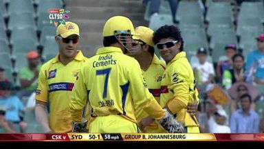 M3: CSK vs SYD – Lumb lbw b Jadeja