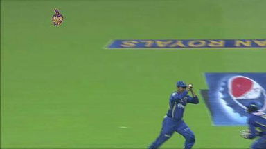 M19: KKR vs RR –  Manvinder Bisla Wicket