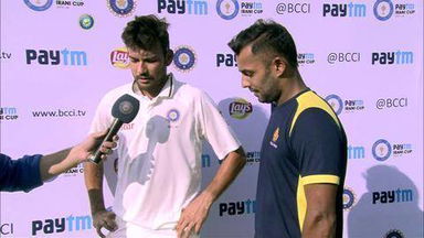 Irani Cup, 2016 - Stuart Binny & Sheldon Jackson Interview