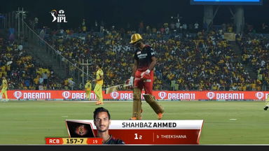M49: RCB vs CSK – Shahbaz Ahmed Wicket