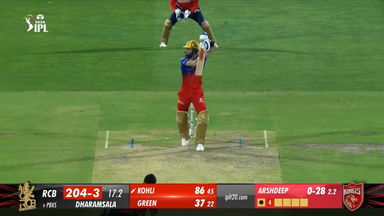 M58: PBKS vs RCB  – Virat Kohli Six