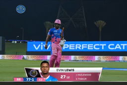 M47: RR vs CSK – Evin Lewis Wicket