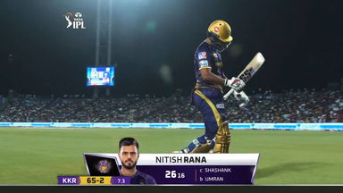 M61: KKR vs SRH – Nitish Rana Wicket