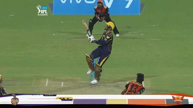 Q2: SRH vs KKR – Nitish Rana Six