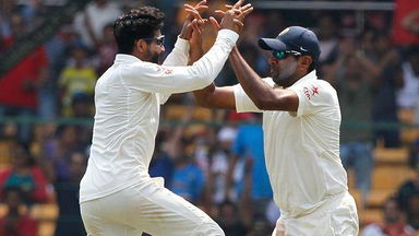 Ravindra Jadeja & R Ashwin spin a web around the visitors