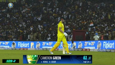 IND vs AUS 2022, 1ST T20I: Cameron Green Wicket
