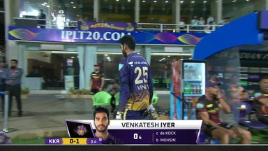 M66: KKR vs LSG – Venkatesh Iyer Wicket