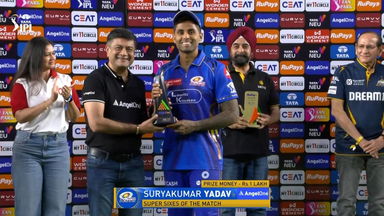 IPL 2025 M09: GT vs MI - Angel One Super Sixes of the Match - Suryakumar Yadav